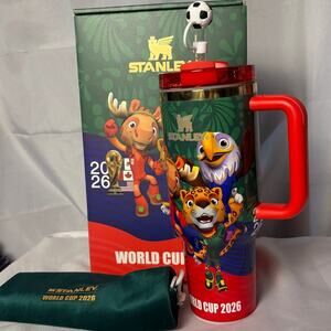 Custom engraved Stanley Tumbler 40oz. 2026 World Cup.